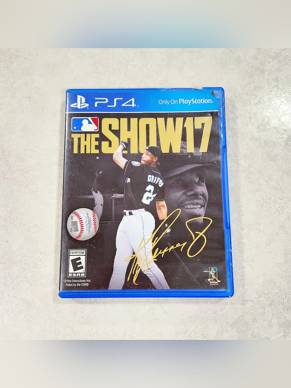PS4 MLB The Show 17 - PlayStation 4 - CIB -Ken Griffey Jr. Cover Art